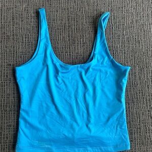 Blue Sleeveless Women's Top